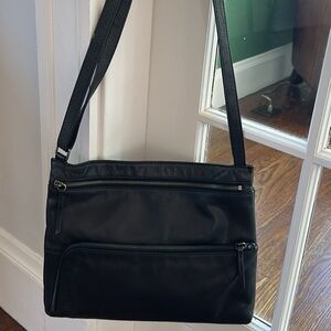 Anthropologie Margot New York Adjustable Length Leather Crossbody or Shoulder Ba